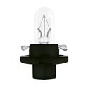 Zoccolo plastica NERO 12v 1,2w BX8,4d